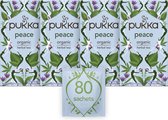 Pukka Peace Thee, met kamille, munt, ashwagandawortel en granulen van hennepzaadolie - 4 x 20 zakjes - GB-BIO-05