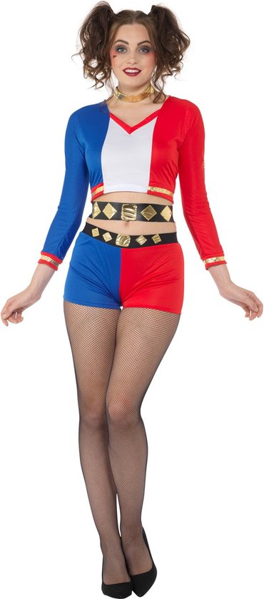 Karnival Costumes Rebelse Cheerleader Kostuum Dames Carnavalskleding Dames Carnaval - Polyester - Maat S
