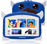 Kindertablet 7 Inch - Kinder Tablet Vanaf 2/3 Jaar - Plus Beschermhoes en Screenprotector - Inclusief: Netflix, Play Store, Bluetooth etc.