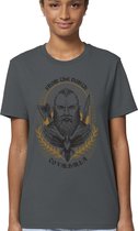 Viking T Shirt - Heren Viking tShirt - Dames Viking t Shirt - T-shirt met print opdruk - Unisex Maten: S M L XL XXL XXXL - Shirt kleuren: Wit Anthracite.