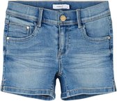 Name it short meisjes - light blue - NKFsalli - maat 164