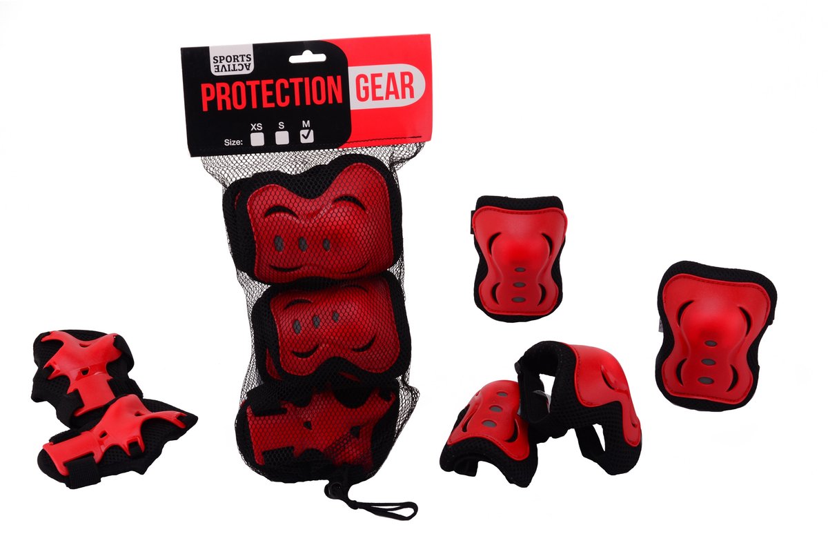 Beschermset Set Sports Active junior Zwart