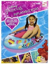 Disney Princess Ariel opblaasbare boot voor peuters 90 cm - Speelgoed opblaas bootje prinsessen print 3-6 jaar