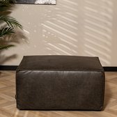 Bronx71® Hocker Memphis eco-leer antraciet