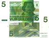 Afbeelding van het spelletje 5 Gulden 1973 Vondel II