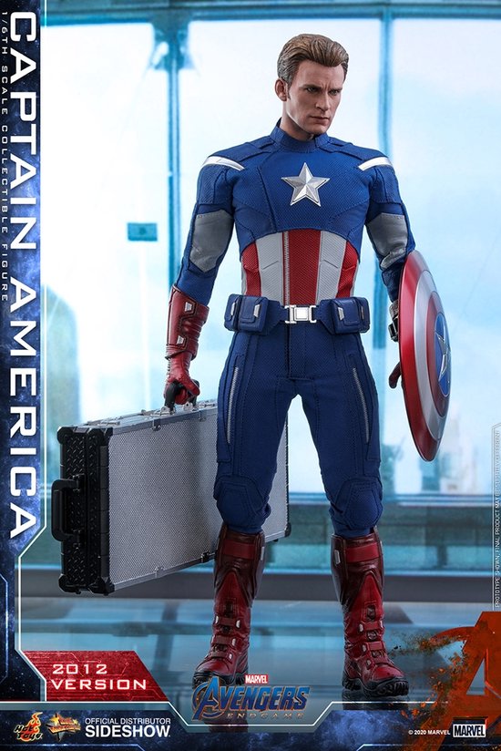Hot Toys: Avengers Endgame - Captain America (Version 2012) Figurine à l'échelle 1/6