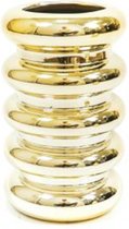 HOUSEVITAMIN BUBBEL VAAS GOUD - 13,5X23,5CM