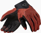 REV'IT! Massif Burgundy Red Motorcycle Gloves M - Maat M - Handschoen
