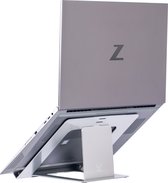 OviStand XL - Ovilli - 138 gram - Lichtgewicht Opvouwbare Aluminium Laptop Standaard - 2 mm dik - Ergonomisch Verstelbaar – Luxe Zakje – Made in NL