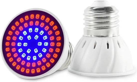 Kweeklamp Set van 3 Stuks met 72 LED Lichten E27 Fitting - Groeilamp - Bloeilamp