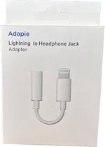 Adapie - Adaptateur Aux 3.5mm - Bluetooth - Adapté pour Apple iPhone Lightning - Adaptateur de connexion audio avec bluetooth - Eclairage vers Jack 3.5mm