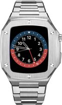 DanielEden Luxe Apple watch series Horloge band - roestvrij staal - zilver - Apple Watch strap - 44 mm - stainless steel polsband
