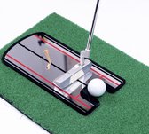 Putterspiegel - STEVIGE Putting trainer - Golftrainingsmateriaal - Practice - Golf accessoires - Putter Spiegel - Swing - Golfballen - Sport - Training - Cadeau - Trolley - Golfset - Trainingsmaterialen - Putten - Mat - Net - Tees - Bal - ATHLIX