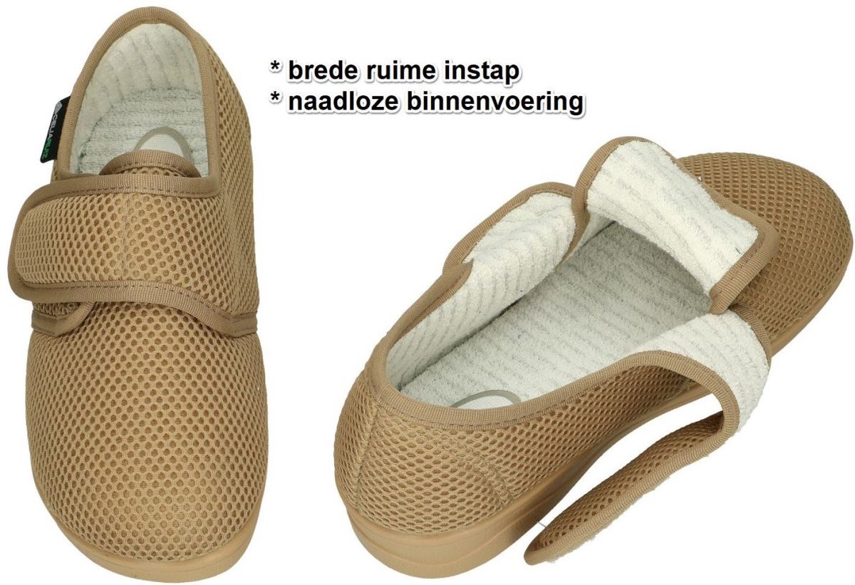 Celia Ruiz -Dames - beige - pantoffels - maat 38
