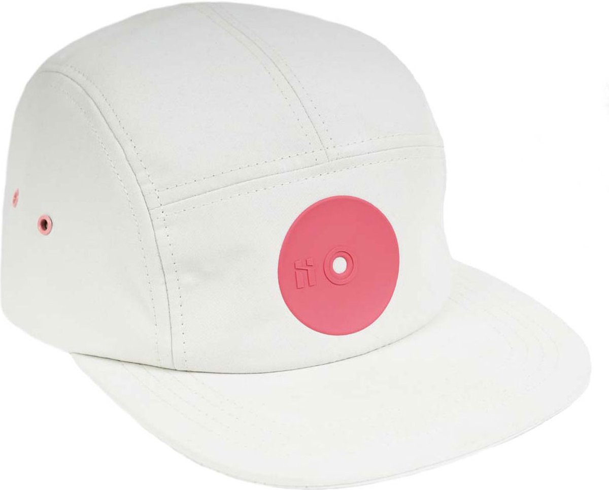 Mr. Serious Pink Dot Fat Cap - Pet - Urban Streetwear - Wit / Roze - One size