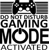 Muur / Deur / Raam  sticker Gaming Do not disturb - Gamer - decoratief - Niet storen