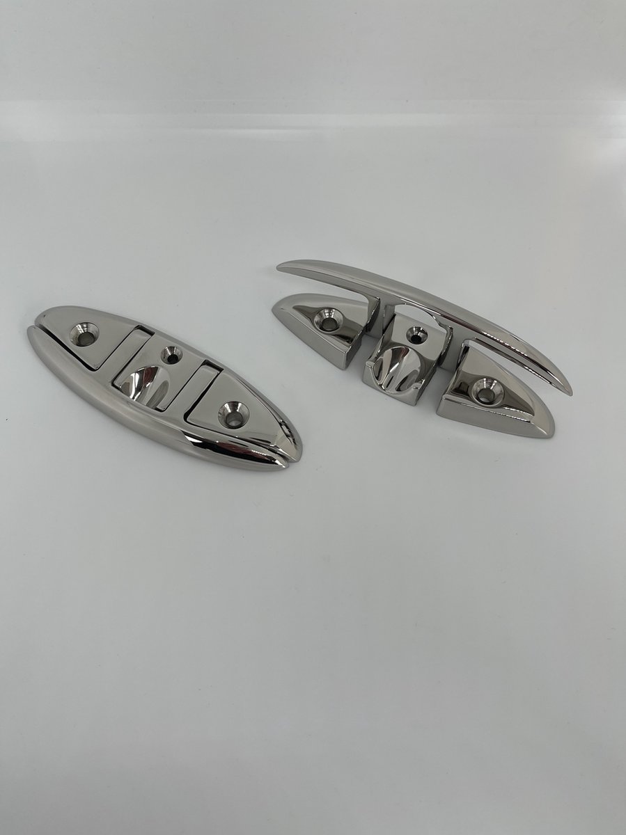 2stuks Bootkikker-Klapbaar-Klapkikker-Neerklapbare kikker-Afmeting 125mm