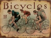 Signs-USA - Retro wandbord - metaal - Bicycles - Racefietsen - 30 x 40 cm