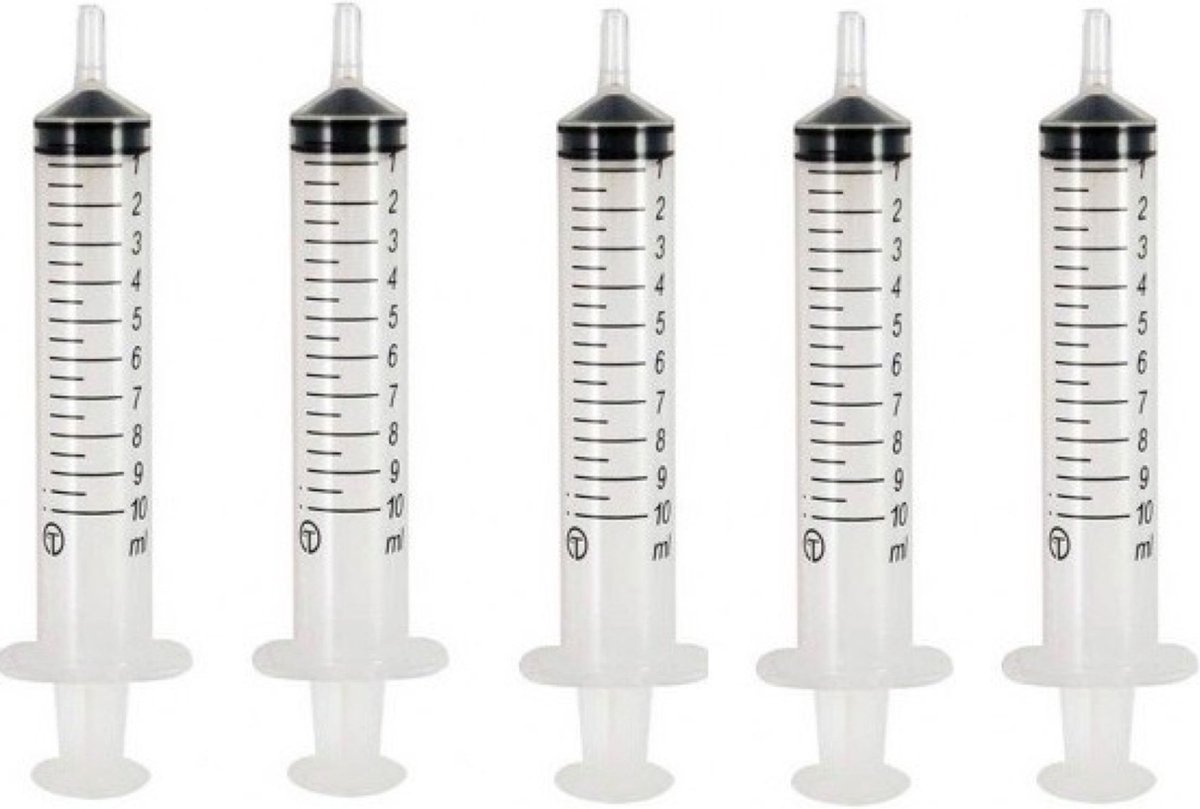 Goedkoopste Terumo - Spuit Zonder Naald - Doseerspuit - Maat aanduiding - Spuiten - Injectie Spuit - 10 ml - 5 Stuks - Voordeelverpakking