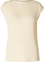 YESTA Leora Top - Soft Sand/Melange - maat 2(50)