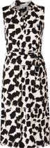 IVY BEAU Woutera Jurk - White/Black - maat 44