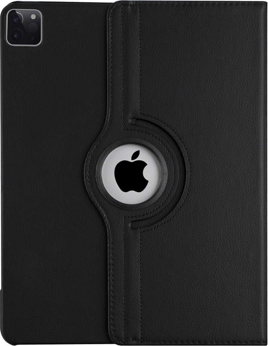 Apple iPad Pro 12.9 (2021) Book Case Tablethoes - Zwart - 360 Graden Draaibaar