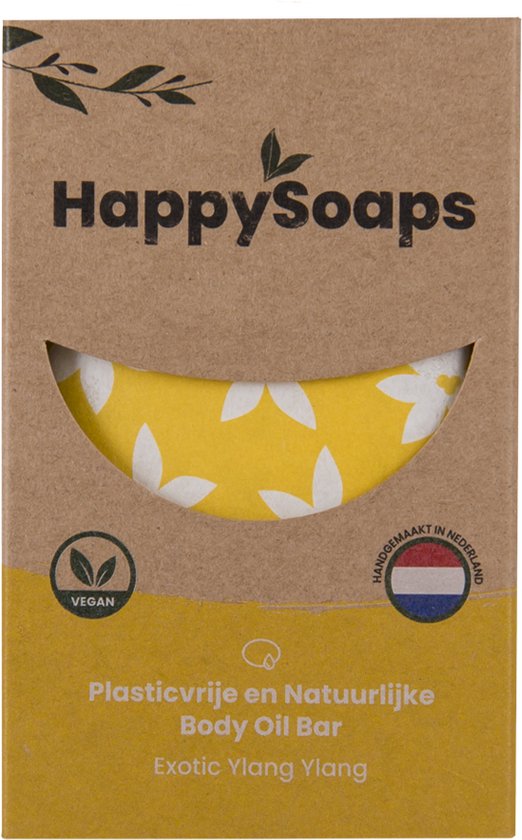 HappySoaps Body Oil Bar met Ylang Ylang