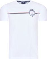 HV Society Korte mouw T-shirt - 0403103447-Hernan Wit (Maat: XXXL)