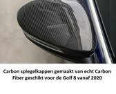 Golf 8 Echt Carbon Fiber Spiegel Kappen Buitenspiegel GTI E TSI GTE GTD R LINE Lane Assist