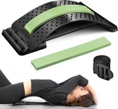 Backstretcher voor rugklachten met montageband - Rugstretcher - 2 pack - Rugmassage appraten- Nekstretcher- Verstelbare Backstretcher - Postuur corrector- Accupunctuur- Rugklachten