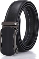 Camel lederen riem zonder gaatjes met automatische gesp voor heren ( model L049 )