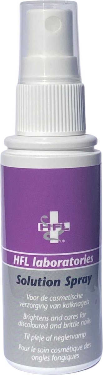 HFL - Laboratories - Solution Spray - Kalknagel Spray - Schimmelnagel Spray - Nagel Verzorging - 50 ml - HFL