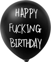 Happy Fucking birthday ballonnen (10stuks) | Verjaardag