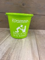 Kotsemmer - Emmer - 5 Liter - Lime Groen - Kado
