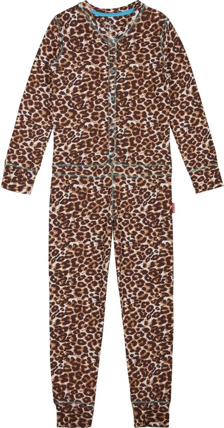 Claesen's onesie pyjama meisje Brown Panther maat 152-158