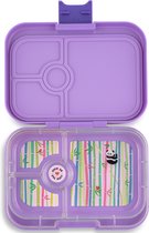 Yumbox Panino - lekvrije Bento box broodtrommel - 4 vakken - Dreamy paars / Panda tray