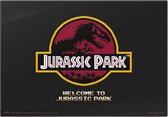 bureauonderlegger Jurassic Park 34 x 49 cm PVC zwart