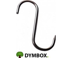 S Haak / Vleeshaak / Rookhaken / slagershaak / Meat Hook 120/5mm RVS Set 5 stuks BBQ Haken Slagers Kwaliteit