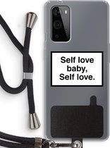 Case Company® - OnePlus 9 Pro hoesje met Koord - Self love - Telefoonhoesje met Zwart Koord - Bescherming aan alle Kanten en Over de Schermrand