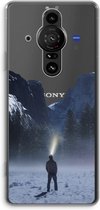 Case Company® - Sony Xperia Pro-I hoesje - Wanderlust - Soft Cover Telefoonhoesje - Bescherming aan alle Kanten en Schermrand