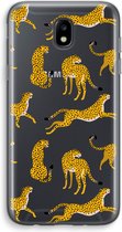 Case Company® - Samsung Galaxy J5 (2017) hoesje - Luipaard - Soft Case / Cover - Bescherming aan alle Kanten - Zijkanten Transparant - Bescherming Over de Schermrand - Back Cover