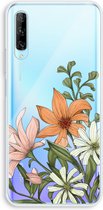 Case Company® - Huawei P Smart Pro hoesje - Floral bouquet - Soft Cover Telefoonhoesje - Bescherming aan alle Kanten en Schermrand