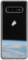 Case Company® - Samsung Galaxy S10 4G hoesje - Alone in Space - Soft Cover Telefoonhoesje - Bescherming aan alle Kanten en Schermrand