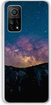 Case Company® - Xiaomi Mi 10T hoesje - Travel to space - Soft Cover Telefoonhoesje - Bescherming aan alle Kanten en Schermrand