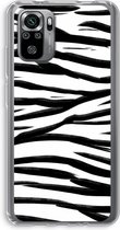 Case Company® - Xiaomi Redmi Note 10S hoesje - Zebra pattern - Soft Cover Telefoonhoesje - Bescherming aan alle Kanten en Schermrand
