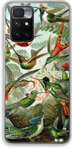 Case Company® - Xiaomi Redmi 10 hoesje - Haeckel Trochilidae - Soft Cover Telefoonhoesje - Bescherming aan alle Kanten en Schermrand