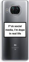 Case Company® - Xiaomi Mi 10T Lite hoesje - I'm dope - Soft Cover Telefoonhoesje - Bescherming aan alle Kanten en Schermrand