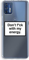Case Company® - Motorola Moto G9 Plus hoesje - My energy - Soft Cover Telefoonhoesje - Bescherming aan alle Kanten en Schermrand
