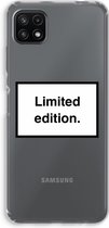 Case Company® - Samsung Galaxy A22 5G hoesje - Limited edition - Soft Cover Telefoonhoesje - Bescherming aan alle Kanten en Schermrand