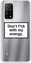 Case Company® - Xiaomi Mi 10T hoesje - My energy - Soft Cover Telefoonhoesje - Bescherming aan alle Kanten en Schermrand